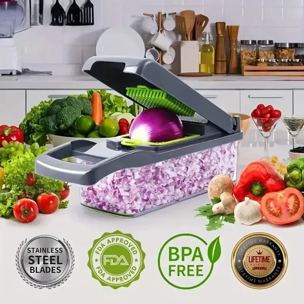 Picador de Verduras de 16 Piezas