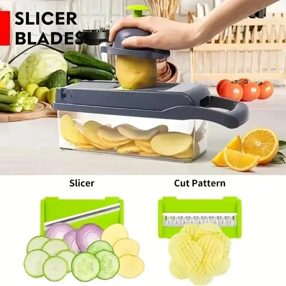 Picador de Verduras de 16 Piezas